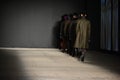 Models walk the runway finale during the Robert Geller NYFW: Mens show Royalty Free Stock Photo