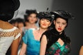 Models walk the runway at Tatyana Designs Royalty Free Stock Photo