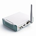 Modem Isolated: A Router With Micro Sim And Ethernet Port Royalty Free Stock Photo