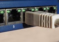 Modem router switch with RJ45 ethernet plug ports