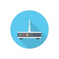 Modem vector flat colour icon Royalty Free Stock Photo