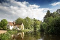 Moden day image of the `The Hay Wain Royalty Free Stock Photo
