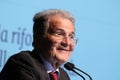 Modena, Italy, April 2019 - Romano Prodi, public conference, European politician