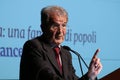 Modena, Italy, April 2019 - Romano Prodi, public conference, European politician