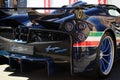 Pagani Huayra Tricolore car detail, front side