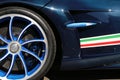 Pagani Huayra Tricolore super car wheel detail