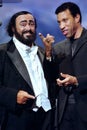 Pavarotti & Friends 99 , Luciano Pavarotti , Lionel Richie during the concert Royalty Free Stock Photo