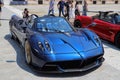 Pagani sports car parade for the company\'s 25th anniversary, June 2023, Modena, Italy