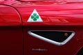 Modena, Alfa Romeo sport team logo, Motor Valley Fest Royalty Free Stock Photo