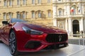 01-07-2021, Modena - Italy. Motor Valley Cars Exibition, red Maserati Ghibli