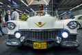 Modena, Italy - 2021 07 04:Motor Valley Fest car meeeting Chevrolette Eldorado custom bar