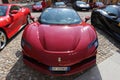 Ferrari SF 90 Stradale model, details, public performance in Modena, Italy