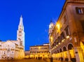 Modena, Piazza Grande, Italy. Emilia Romagna.