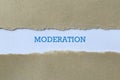 Moderation on paper