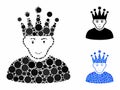 Moderator Composition Icon of Round Dots Royalty Free Stock Photo