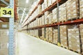 Moderm warehouse Royalty Free Stock Photo