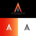 Artificial intelligence brand identity logo