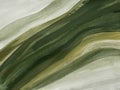 Green abstract painting landscape. Modern art Royalty Free Stock Photo