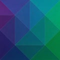 A modern abstract background with a cool-toned low poly pattern vector design Generative AI Royalty Free Stock Photo