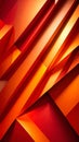 Modern abstract background with dynamic red and orange geometric planes and layers Royalty Free Stock Photo