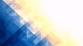 Abstract Geometric Blue Yellow Gradient Background Royalty Free Stock Photo