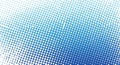 Blue Halftone Gradient with Grunge Texture Royalty Free Stock Photo