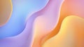 Modern abstract background featuring a harmonious blend of pastel colors, creating smooth, flowing shapes that evoke a sense of Royalty Free Stock Photo