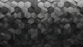 Abstract Dark Hexagon Background Royalty Free Stock Photo
