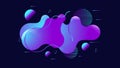 Modern abstract background.fluid shapes