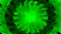 Modern abstract background green flames Royalty Free Stock Photo