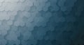 Abstract blue and gray hexagonal mosaic background with gradient light and subtle texture Royalty Free Stock Photo