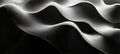 Modern Abstract Black and White Wavy Lines Texture, Contemporary Design Background Visuals Royalty Free Stock Photo
