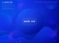 Modern abstract blue vivid color technology web landing page background. illustration vector eps10