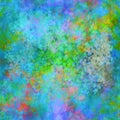 Modern abstract blur hand painted seamless background Bright summer natural colors Royalty Free Stock Photo