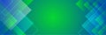 Modern abstract colorful blue green gradient vibrant wide web banner background. Vector illustration design for presentation, Royalty Free Stock Photo