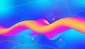 Modern Abstract colorful flow Wave Liquid shape color background