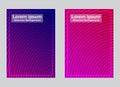 Modern abstract covers set, minimal annual report covers design. Colorful geometric background, vector