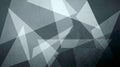 Abstract geometric background with overlapping translucent triangles and polygons in shades of gray Royalty Free Stock Photo