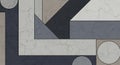 Modern abstract geometric pattern with marble texture and cracked surface effect Royalty Free Stock Photo