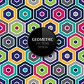 Modern Abstract Geometric pattern template vector seamless background design eps 10 Royalty Free Stock Photo