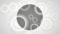 Modern Abstract Grayscale Circles Background Royalty Free Stock Photo