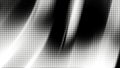 Modern Abstract Halftone Gradient Pattern with Bold Black and White Lines Design Royalty Free Stock Photo