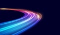 Modern abstract high-speed light trails effect. Vector eps10 Royalty Free Stock Photo