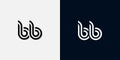 Modern Abstract Initial letter BB logo