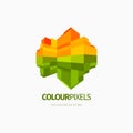 Modern abstract logo or element design. Best for identity and logotypes.