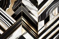 Modern abstract marbled background, marble mosaic. Agate stone texture, granite, jasper. Ornamental black white gold marble tiles