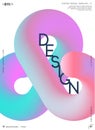 Modern abstract pattern, colorful fluid paint design.