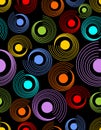 Modern abstract seamless background with rainbow patterns