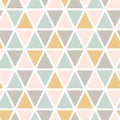 Modern abstract seamless triangle pattern.