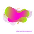 Modern abstract vector banner.Template for use in web or print design